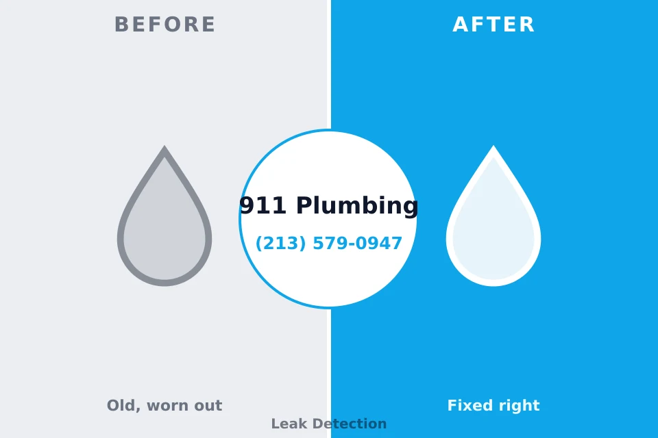 Before and after: plumbing company Lampeter, PA